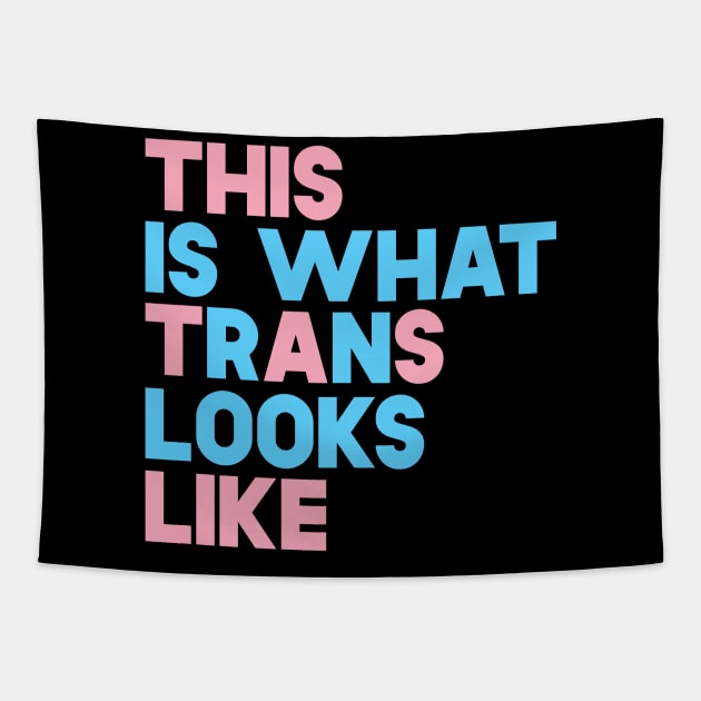 This Is What Trans Looks Like Tapestry by SusurrationStudio