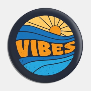 Sunset Surf Vibes Pin