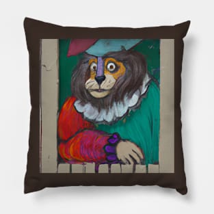 dog artist Pillow