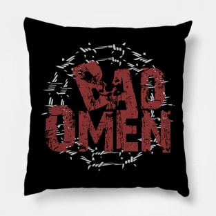 chain rotation/red bad omen Pillow