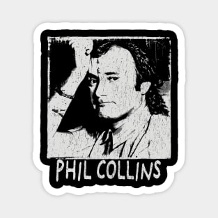 phil collins grunge retro Magnet