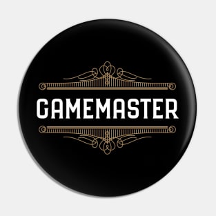 Gamemaster the Lore Master Roleplaying Addict - Tabletop RPG Vault Pin