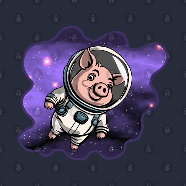 Pig Astronaut by deadEYEZ