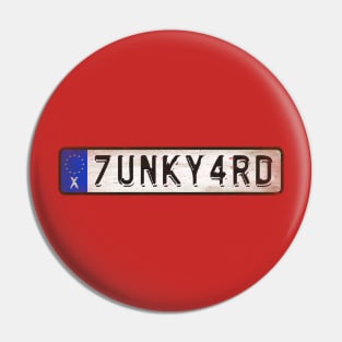 Hard Junkyard Rock Pin