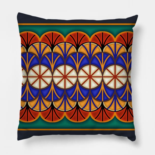 Centcelles_02 Pillow by Mosaicblues