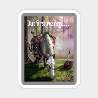 Fantasy Art ~ But first we rest Magnet