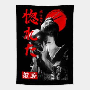 Hannya woman Tapestry