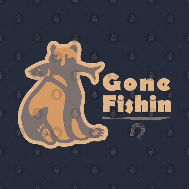 Gone Fishin Bear by spicoli13