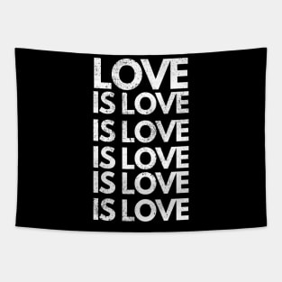 LGBTQ Gay Pride Flag Love Is Love Tapestry