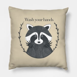 Wash your hands #2 Pillow