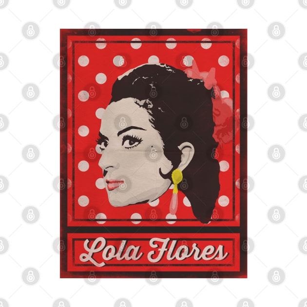 Lola Flores Poster by TropicalHuman