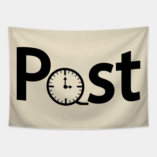 Past typography design Tapestry by DinaShalash