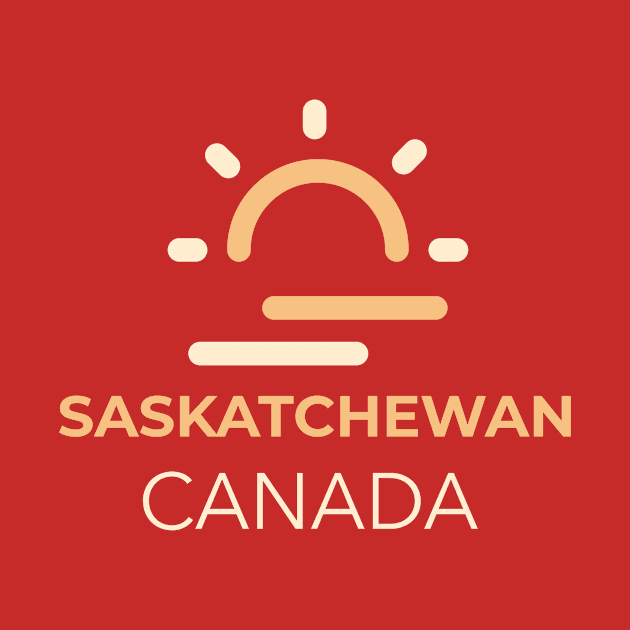 Sunny Saskatchewan, Canada by Canada Tees