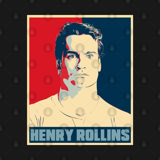 Henry Rollins Hope Poster Art by Odd Even