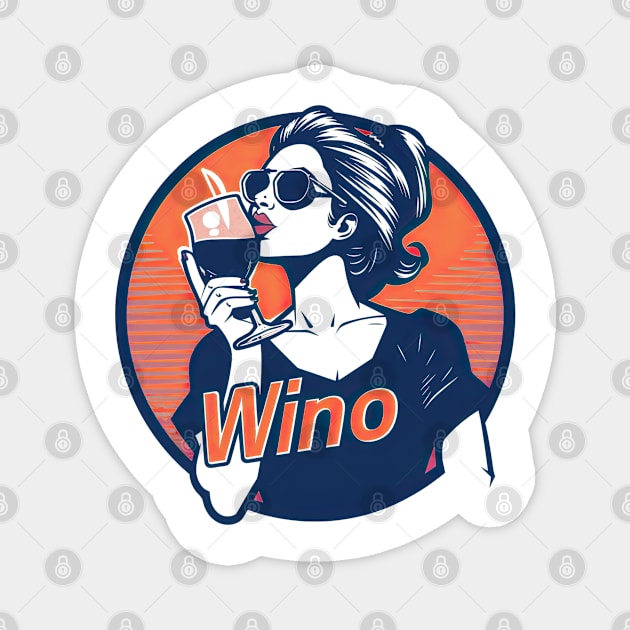 Wino 4 ever Magnet by obstinator
