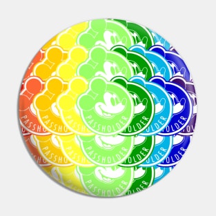 passholder magnet rainbow Pin