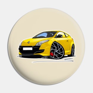 RenaultSport Megane 250 Yellow Pin