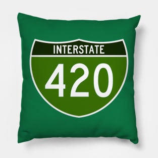 Interstate 420 Pillow