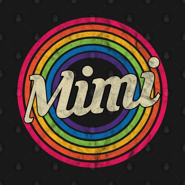 Mimi - Retro Rainbow Faded-Style by MaydenArt