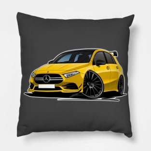 Mercedes A35 AMG Yellow Pillow