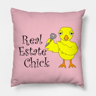 Real Estate Chick Pillow