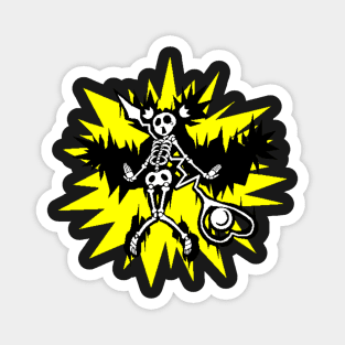 Platinum electrocution sticker Magnet