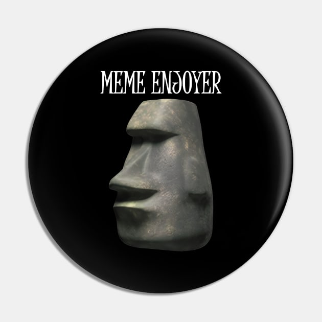 Meme Enjoyer Funny Moai Emoji