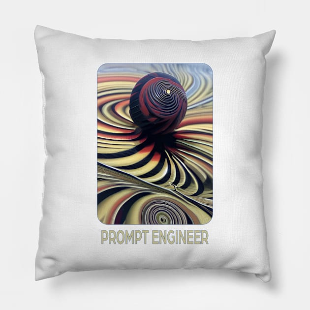 Prompt Engineer Pillow by UltraQuirky