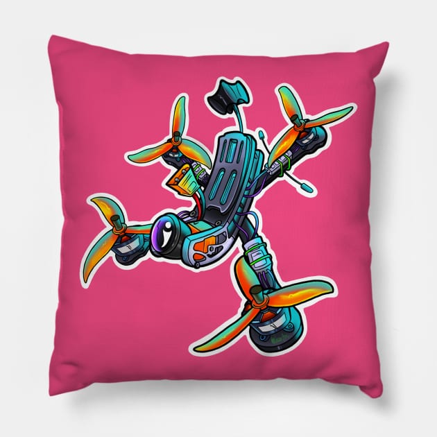 The titanium chameleon Pillow by Mrwigglesfpv