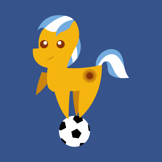 Argentina Football Pony by CloudyGlow