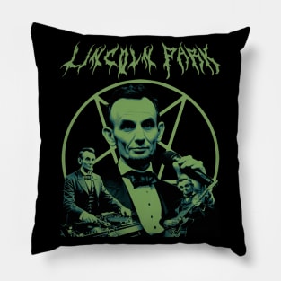 LINCOLN PARK Funny Metal Band Alternate Universe Parody Pillow