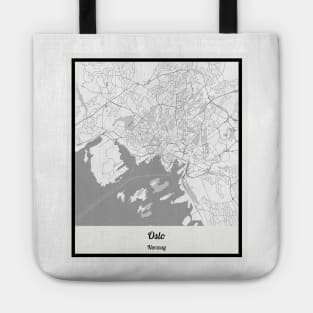 Map of Oslo - Norway Tote