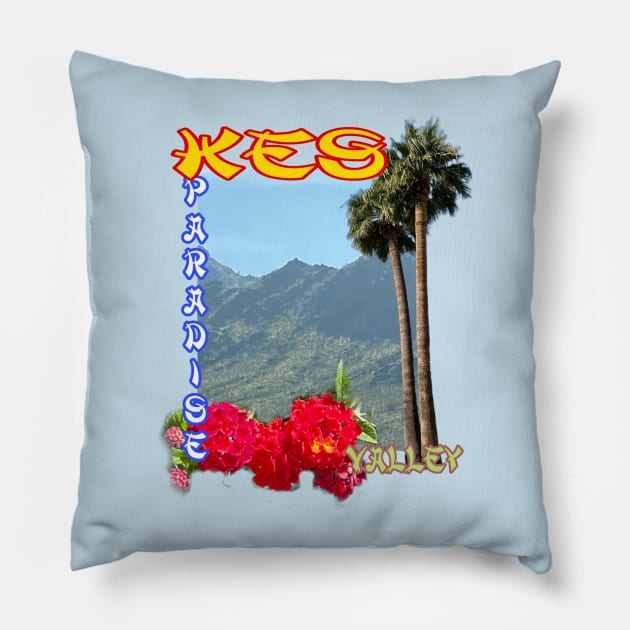 Knotty ends Surf paradise valley Pillow by ericbear36