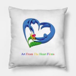 Art From The Heart Films Logo Pillow