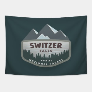 Switzer Falls Angeles National Forest Logo Tapestry