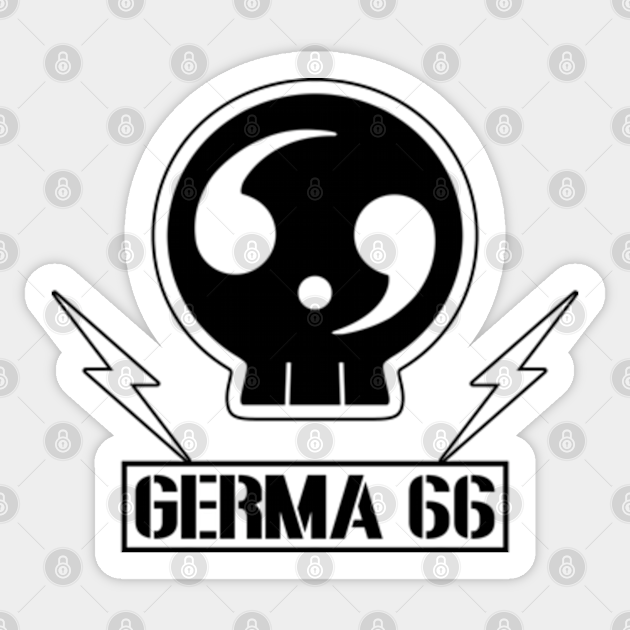 Germa 66 Logo V2 One Piece Sticker Teepublic