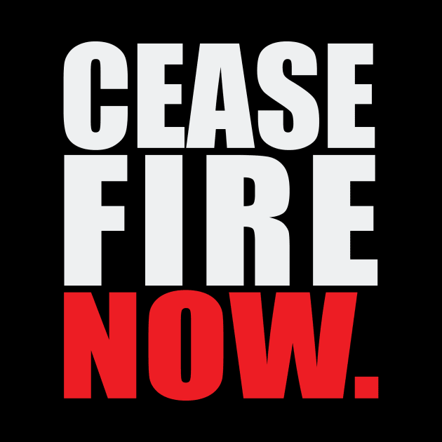 Ceasefire Now by brewok123