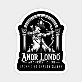 UNOFFICIAL DRAGON SLAYER - Anor Londo Archery Club Magnet