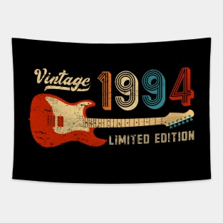 Vintage 1994 Birthday Classic Guitarist Guitar Lover Tapestry