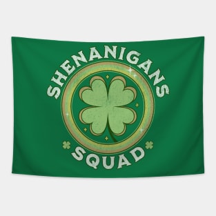 Shenanigans Squad Funny Saint Patricks Day Matching Group Tapestry