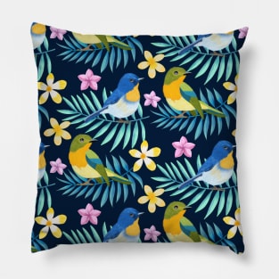 Tropical birds Pillow