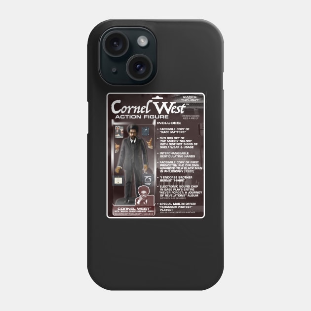 Cornel West Action Figure Phone Case by GiantsOfThought