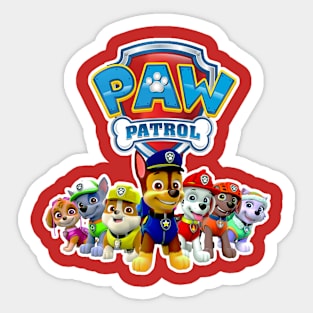 6 Inch Rubble Paw Patrol Pup Wall Decal Sticker Badge Pups Puppy Puppies  Dog Dog