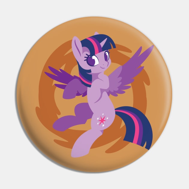 Twilight Sparkle Vortex Pin by Supermoix