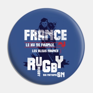 France Rugby Fan Memorabilia Les Bleus Pin