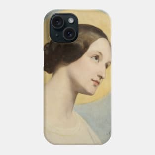 Portrait of Eliza Krasinska by Ary Scheffer Phone Case