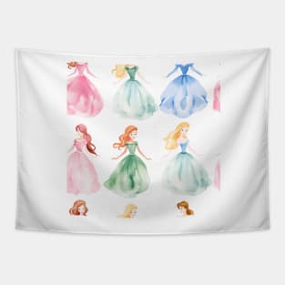 Princesses Pattern 20 Tapestry