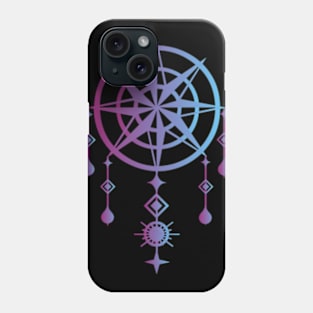 Wind rose and dream mandala Phone Case