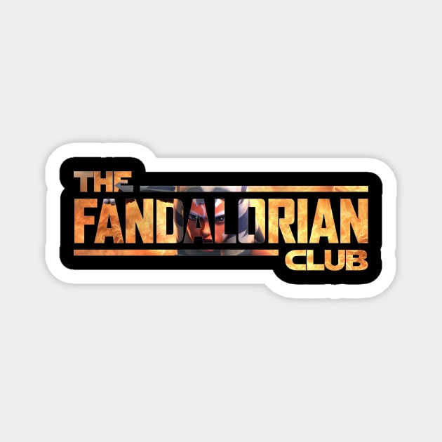 The Fandalorian Club Magnet by Jake Berlin