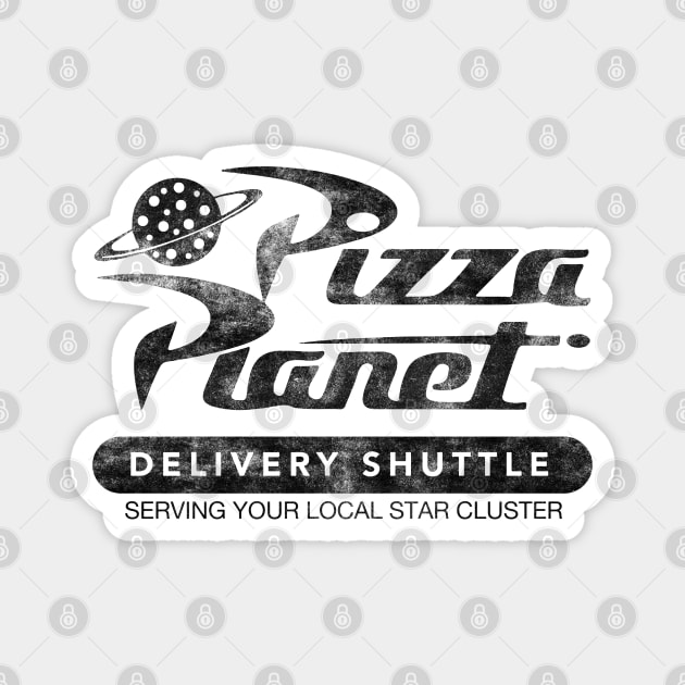 Pizza Planet Vintage Magnet by mech4zone